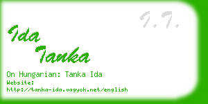 ida tanka business card
